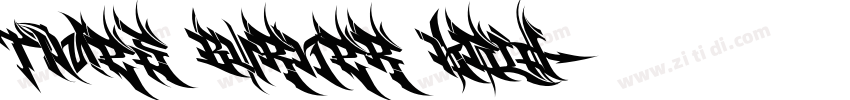 Times Burner bold字体转换